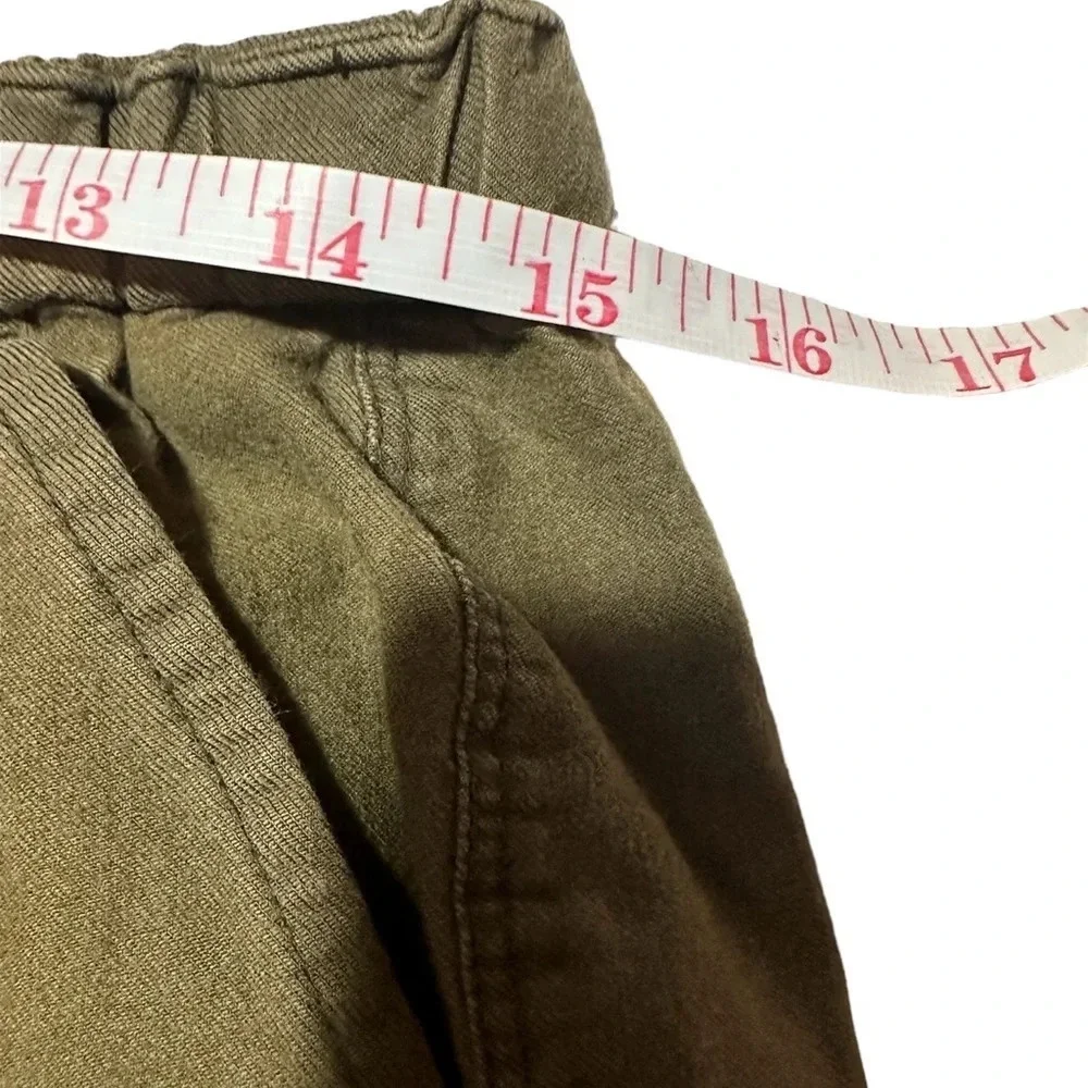 Hinge Green Cotton Rayon Shorts Casual Summer Everyday Summer Size Medium